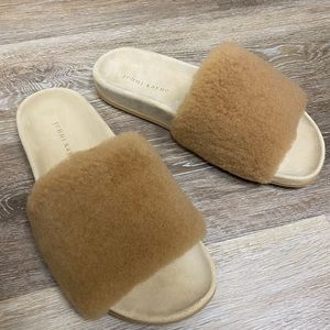 JENNI KAYNE Shearling Slide Sandal Size 9 (European size 39)